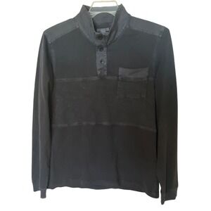 Carbon2Cobalt Mens Pullover Long Sleeve Button‎ Up Shirt Casual Gray Size M